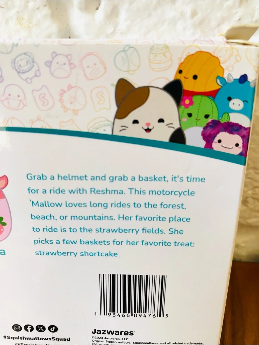 Pink Strawberry Pig Squishmallows Kids Earrings New